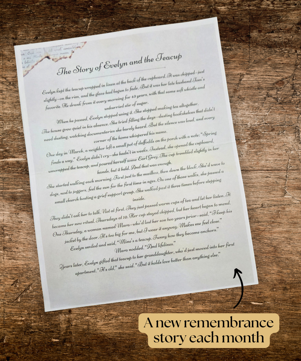 Forever Loved Letters Package