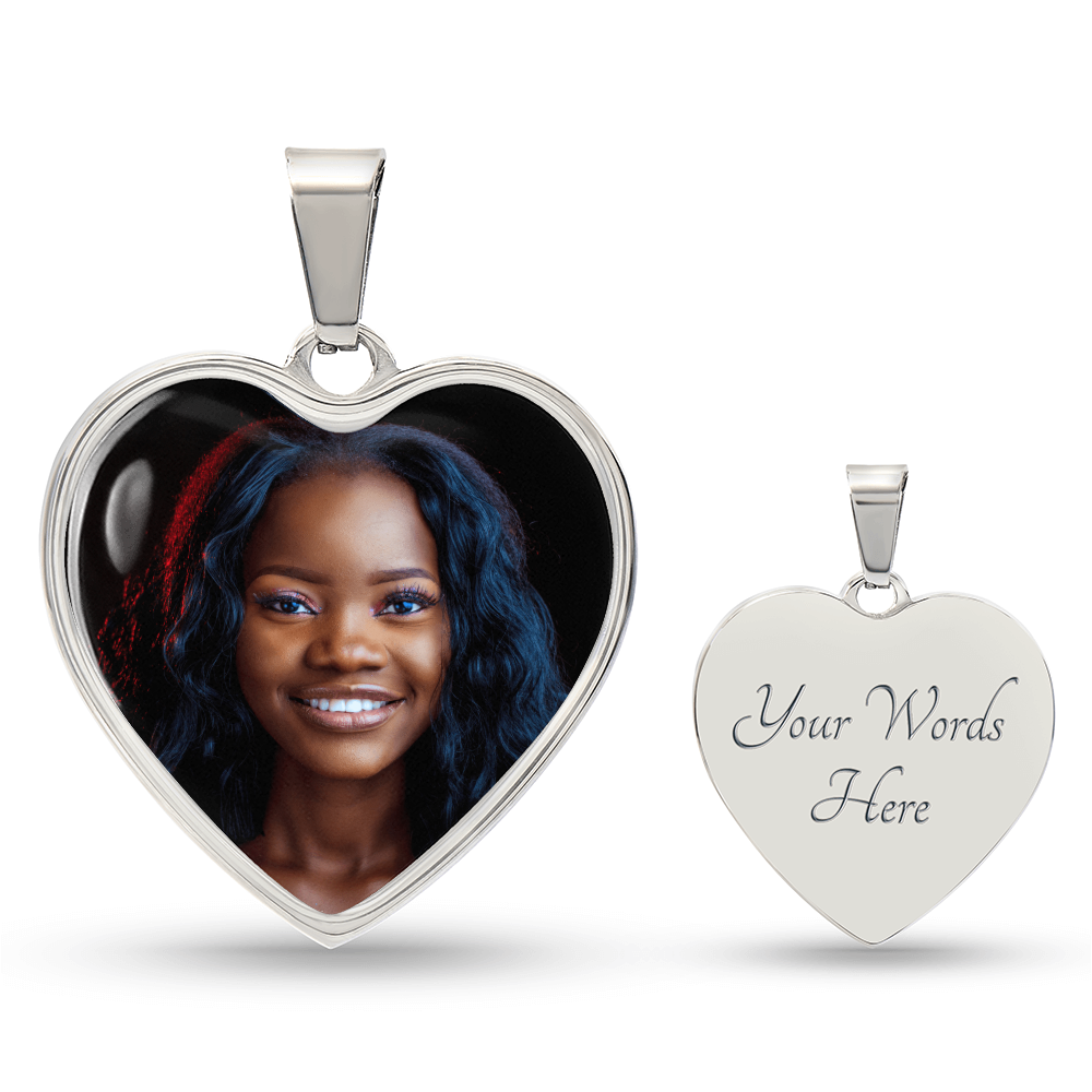 Custom Heart Memorial Necklace