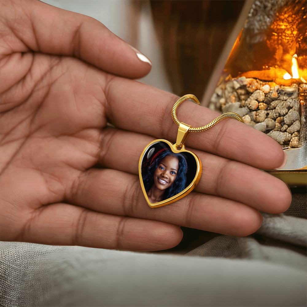 Custom Heart Memorial Necklace