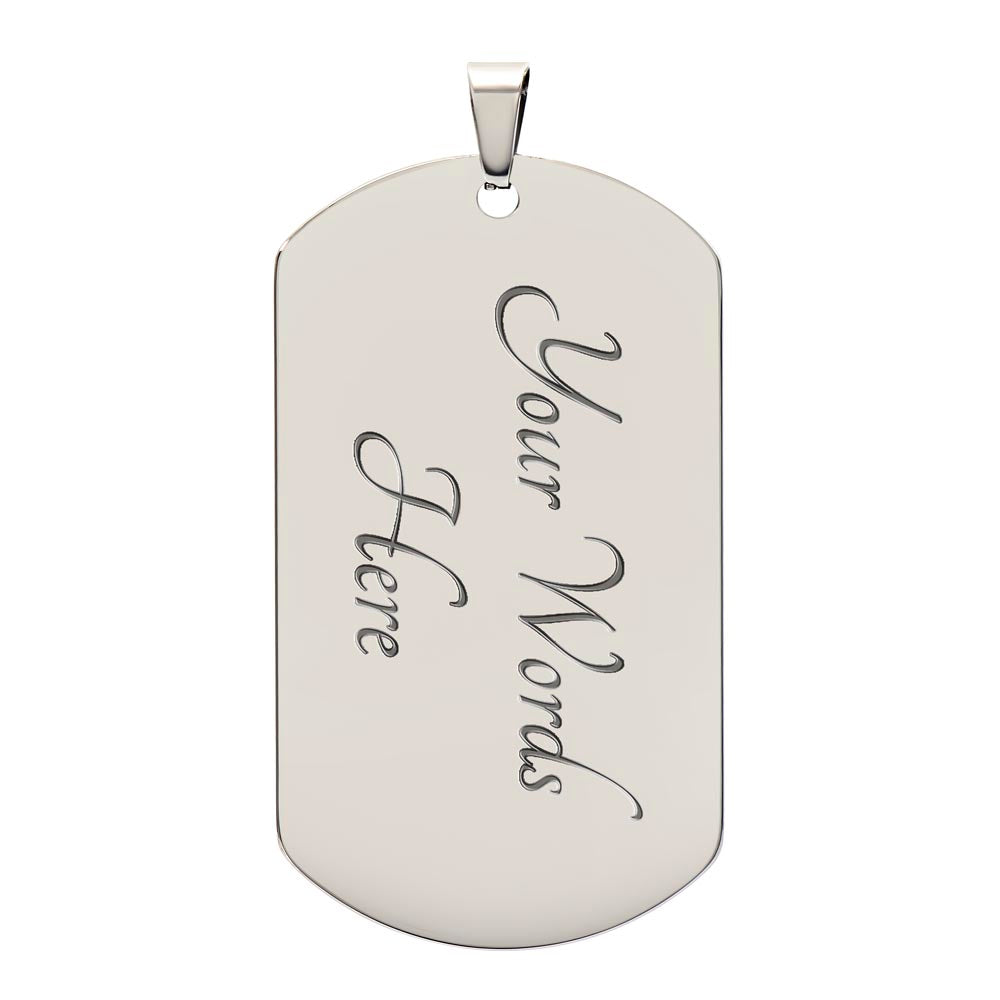 Memorial Dog-tag Necklace