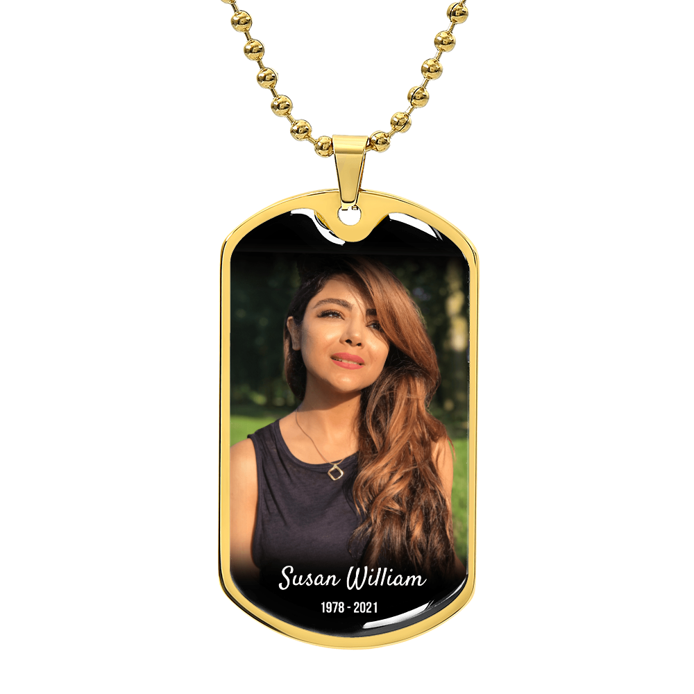 Memorial Dog-tag Necklace