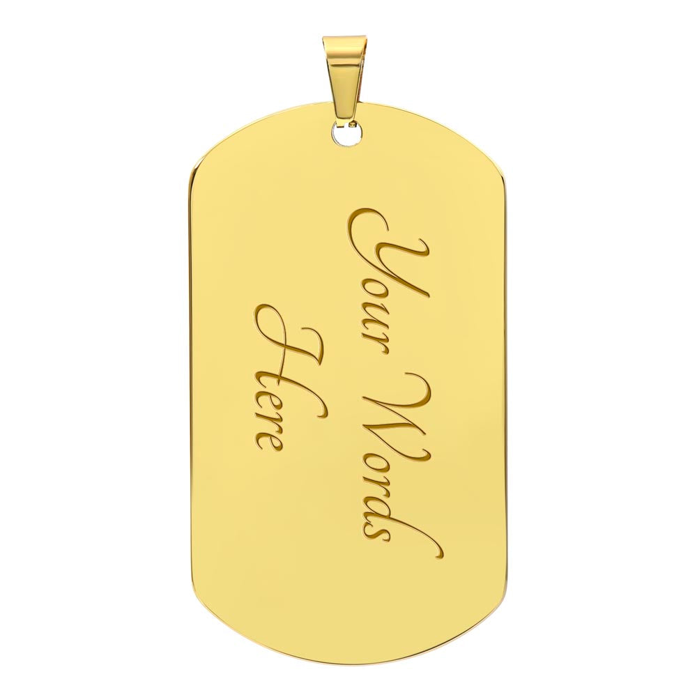 Memorial Dog-tag Necklace