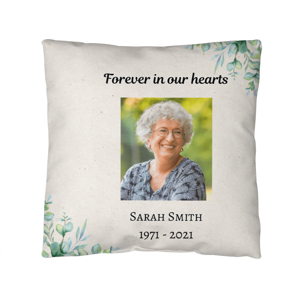 Custom Indoor/Outdoor Memorial Pillow