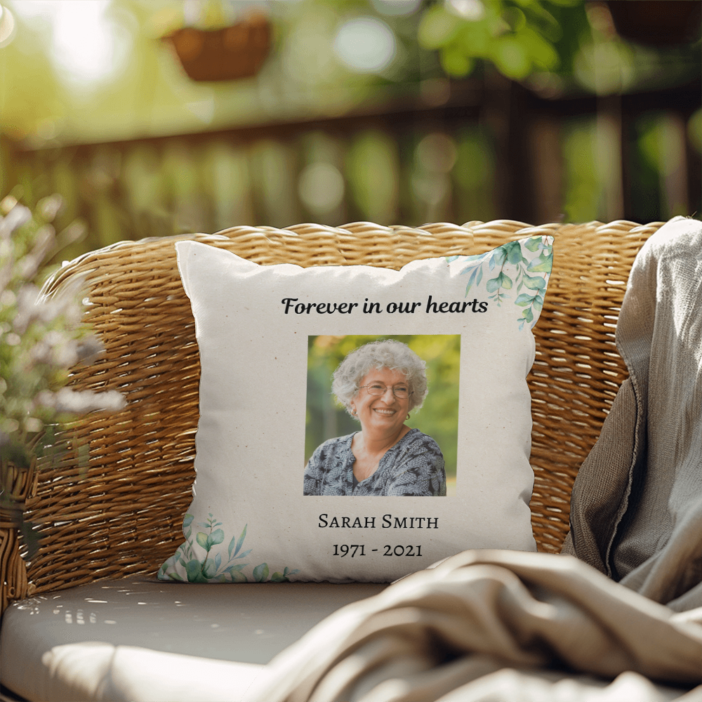 Custom Indoor/Outdoor Memorial Pillow