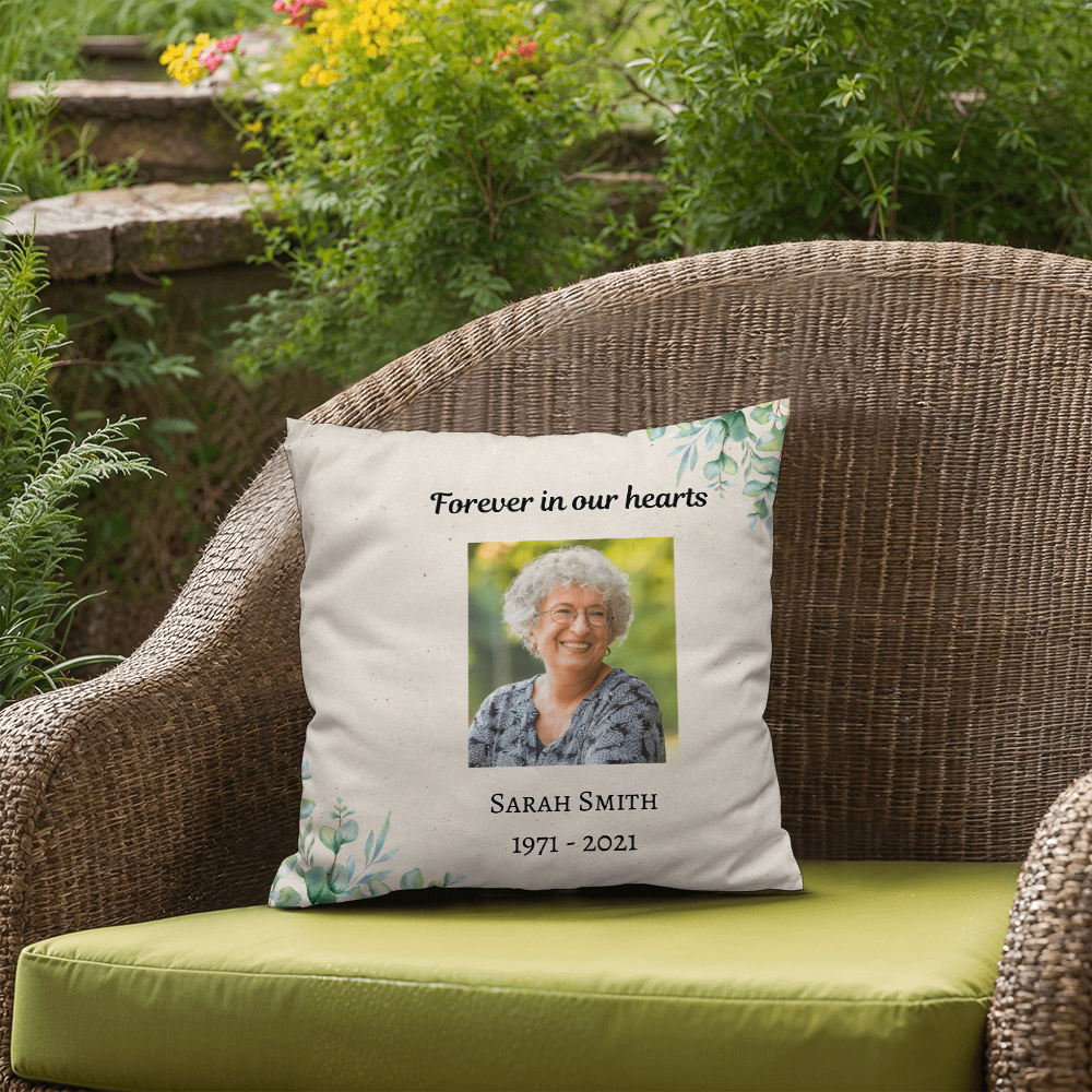 Custom Indoor/Outdoor Memorial Pillow