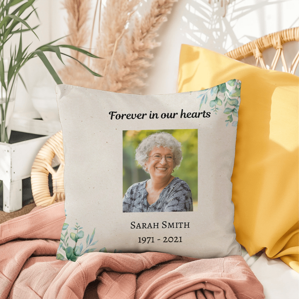 Custom Indoor/Outdoor Memorial Pillow