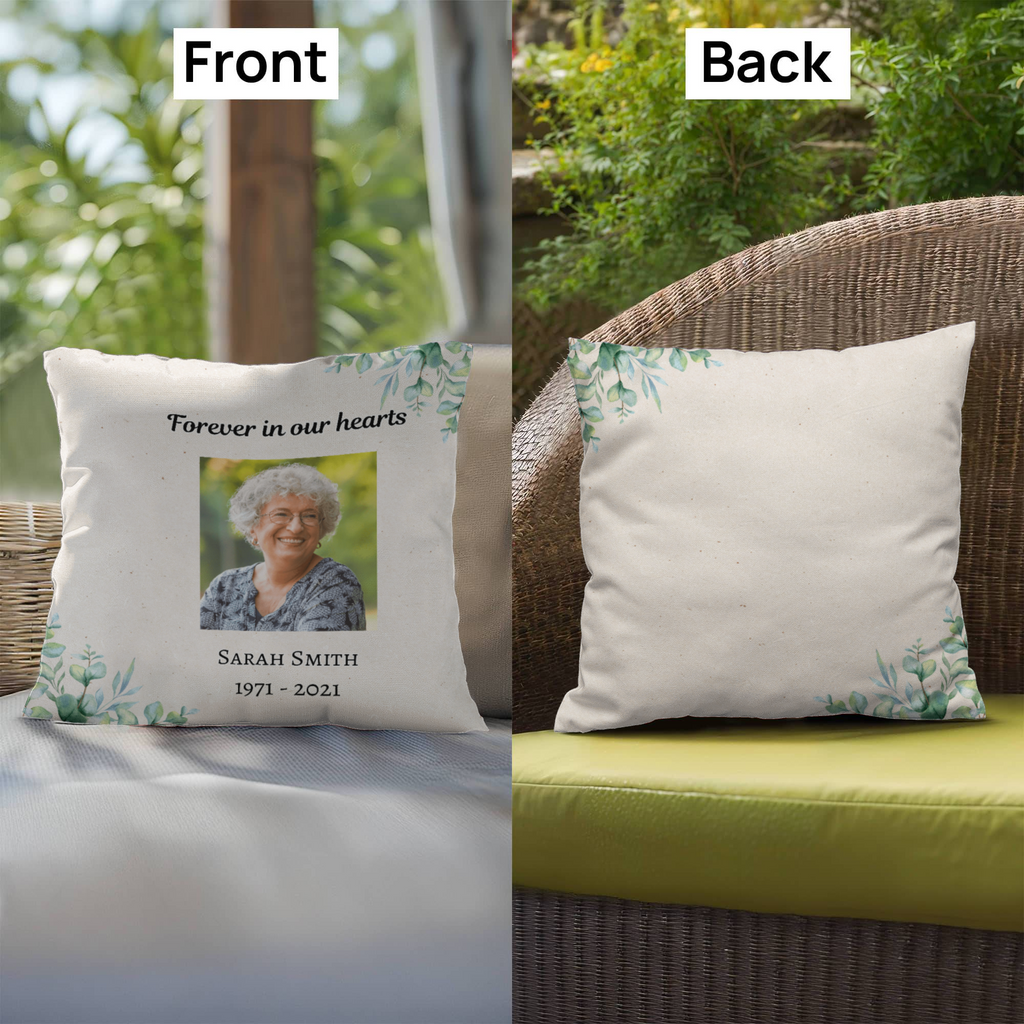 Custom Indoor/Outdoor Memorial Pillow
