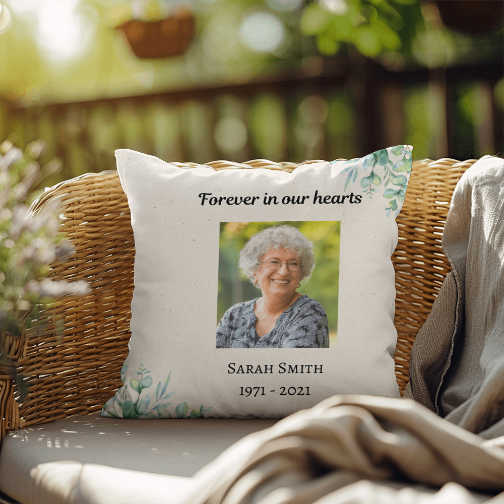 Custom Indoor/Outdoor Memorial Pillow