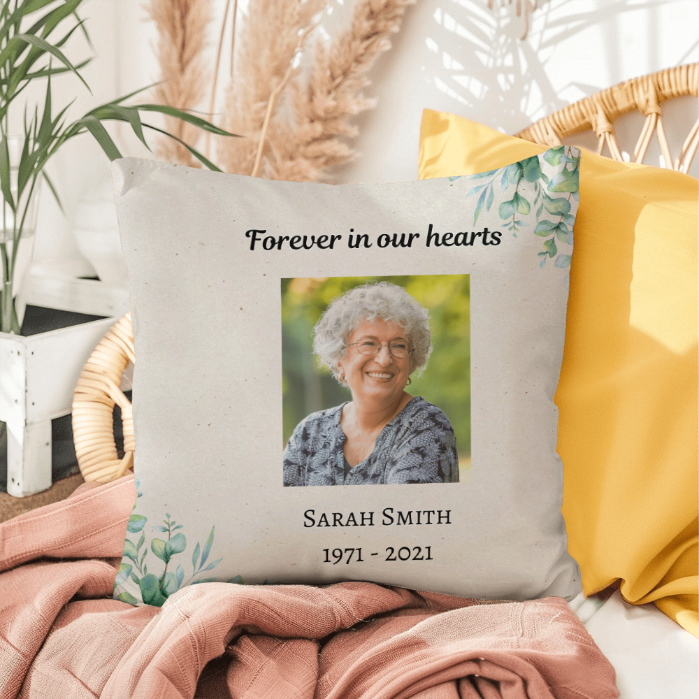 Custom Indoor/Outdoor Memorial Pillow