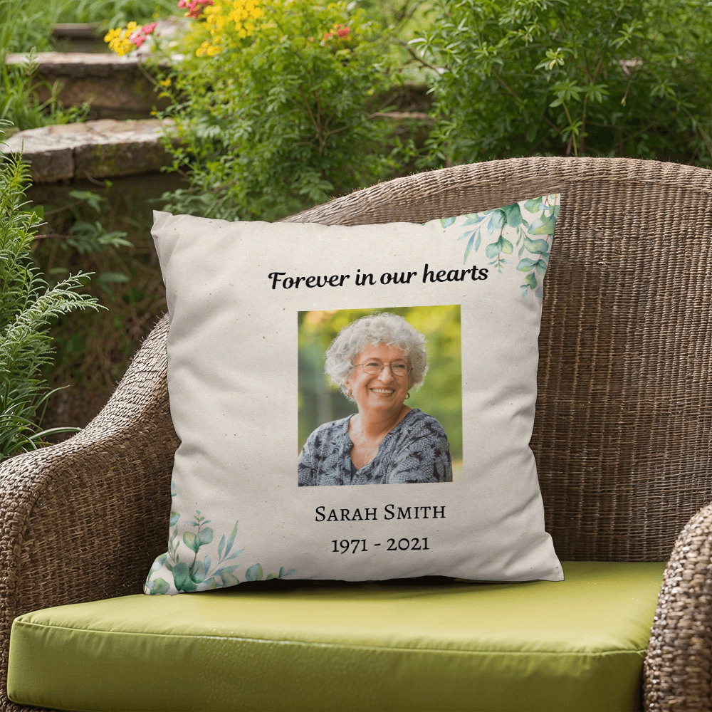 Custom Indoor/Outdoor Memorial Pillow