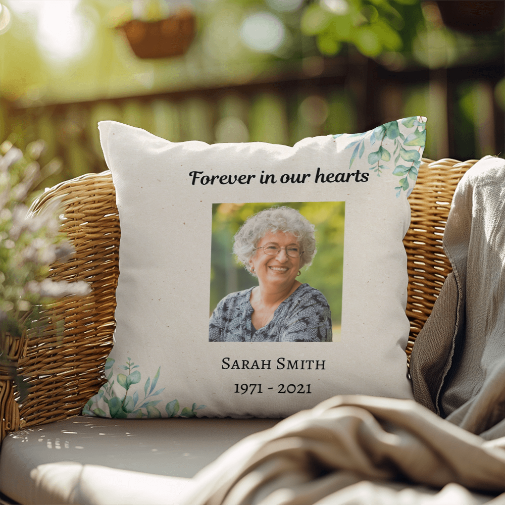 Custom Indoor/Outdoor Memorial Pillow
