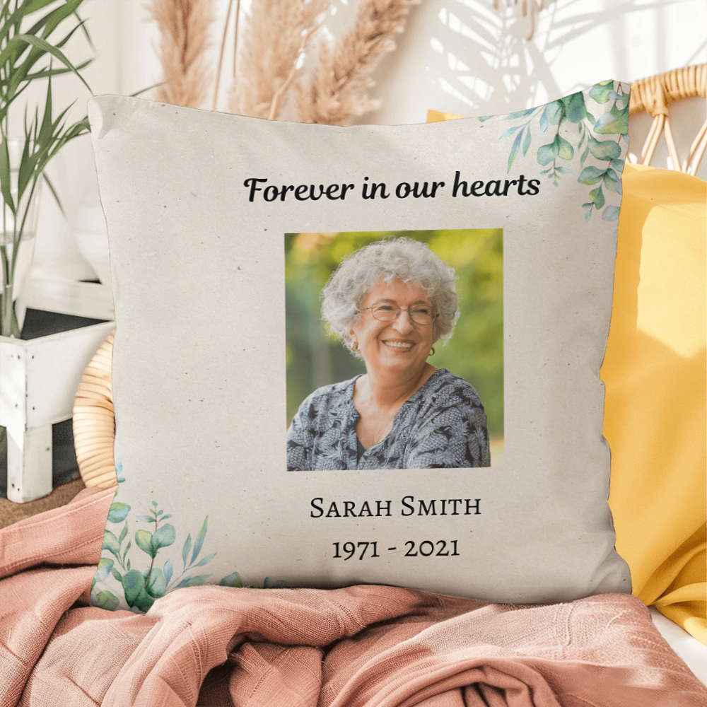 Custom Indoor/Outdoor Memorial Pillow