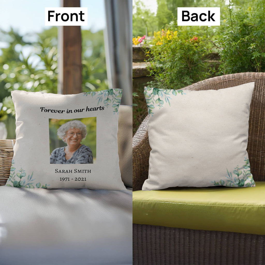 Custom Indoor/Outdoor Memorial Pillow